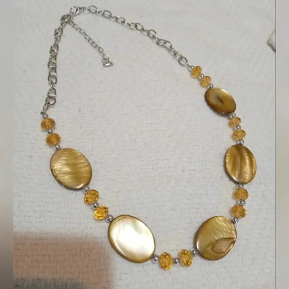 Necklace with Matching Earrings Set‎ Fashion Jewelry Never Worn - Picture 4 of 6